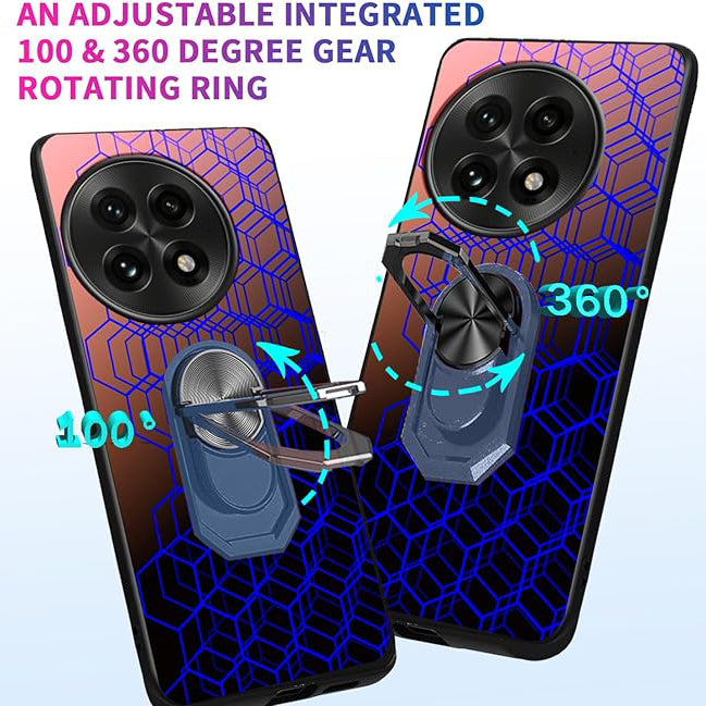 Blue Geometric Gradient Cube Case - OnePlus