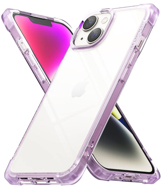 (Refurbished) Apple iPhone 14 Fusion Bumper - Clear Purple