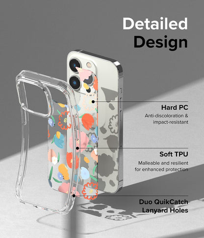 (Refurbished) Apple iPhone 14 Pro Back Cover Case | Fusion Design - Floral