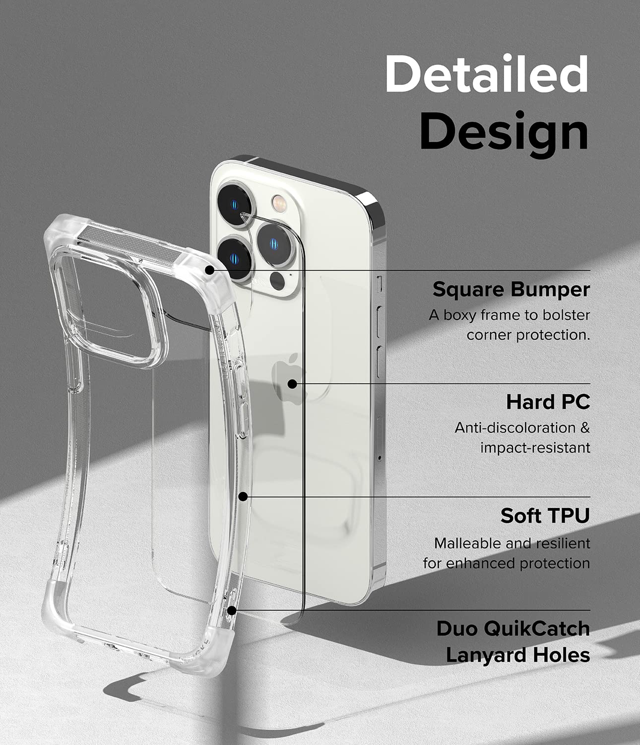 (Refurbished)  Apple iPhone 14 Pro Max Back Cover Case | Fusion Bumper-Clear