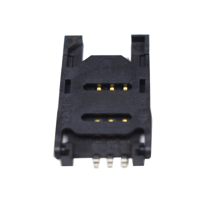 Single SIM Card Slot Holder - 6 Pin Lock Type