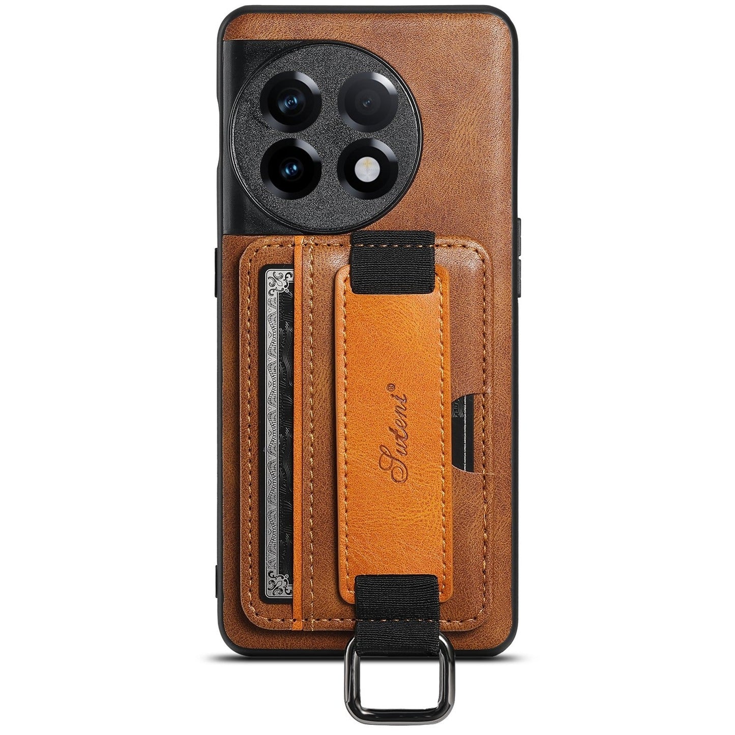 Wristlet Card Slot Metal Ring Case - OnePlus
