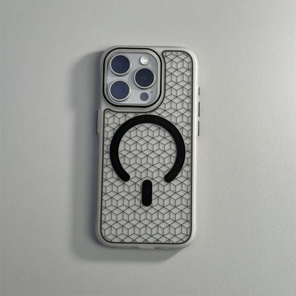 Dynamic 3D Hexagonal MagSafe Case - iPhone