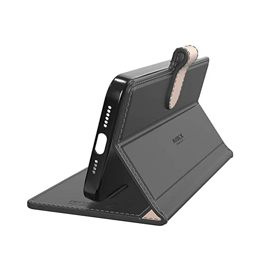 Luxe Leather Foldable Stand Pocket Case - OnePlus