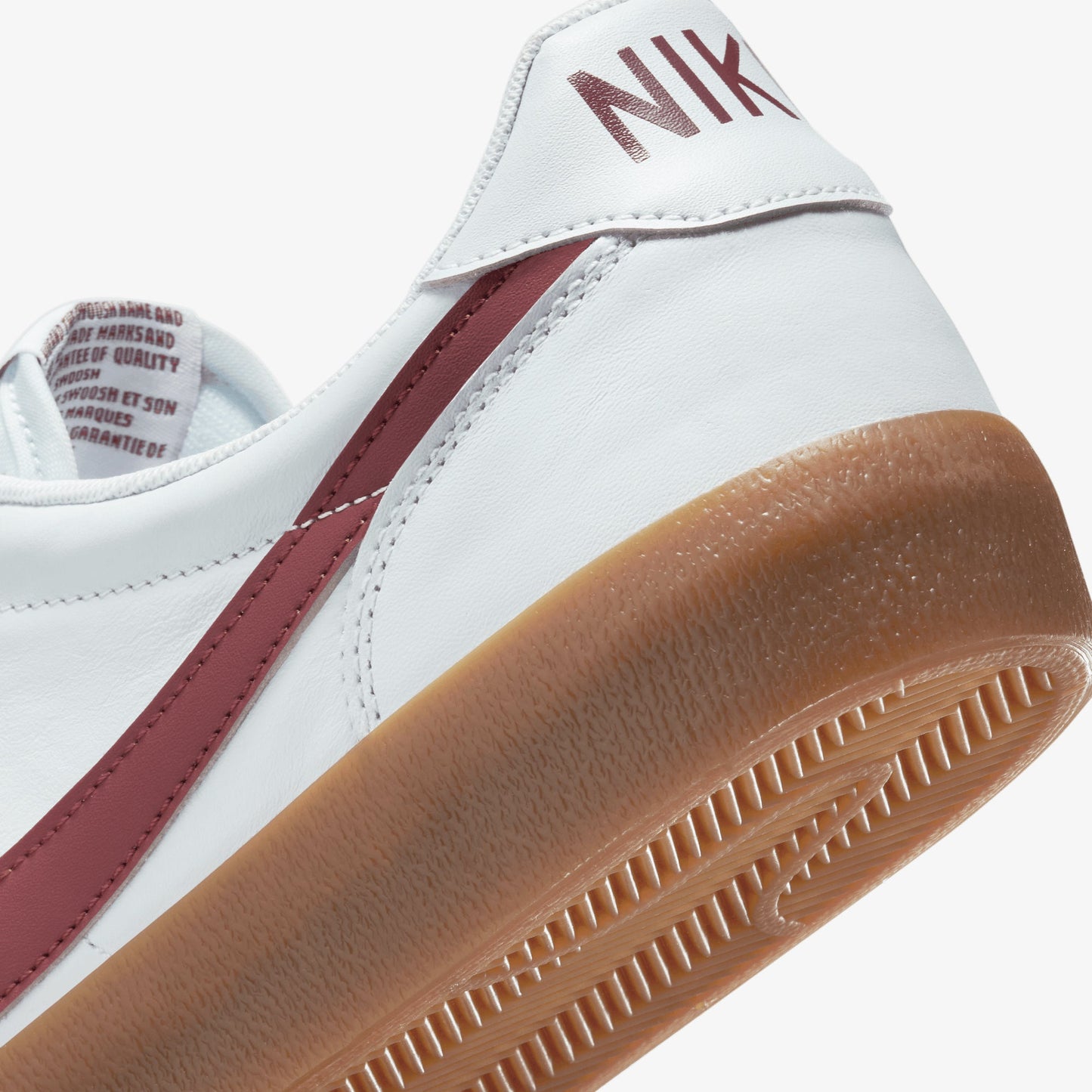 Nike | KILLSHOT 2 LEATHER { PURE PLATINUM/DARK TEAM RED