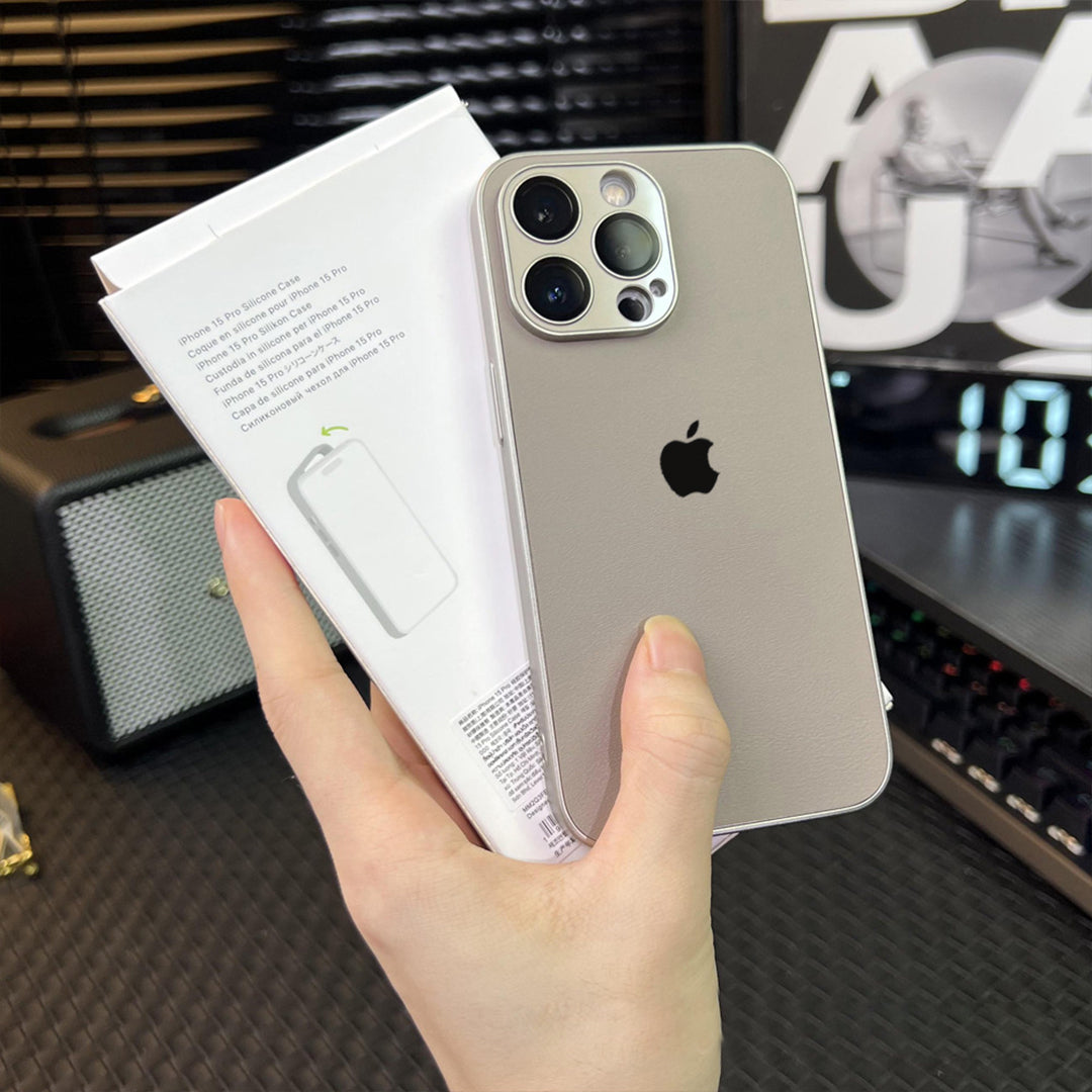 Ultra Sleek Matte Leather Case - iPhone