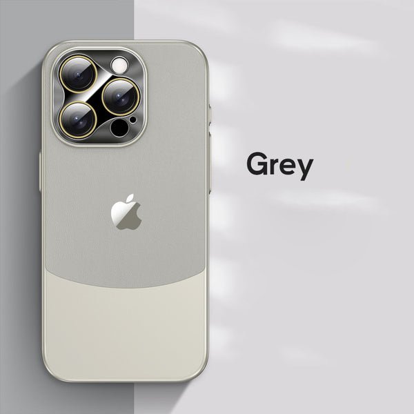 Executive Matte Leather Armor Case - iPhone