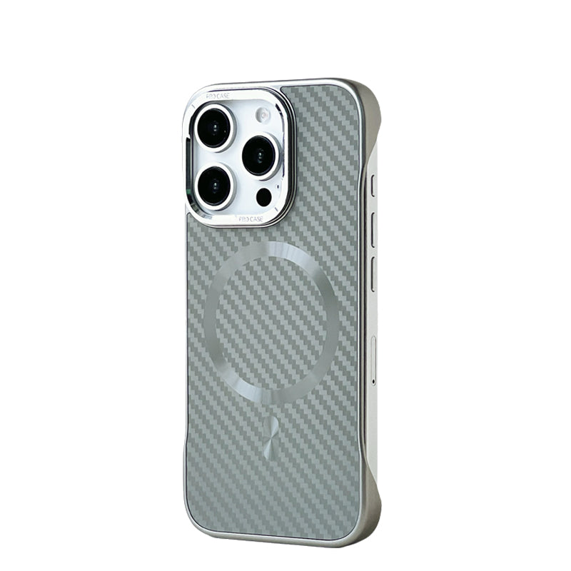 Ultra-Thin Borderless Magnetic Carbon Case - iPhone