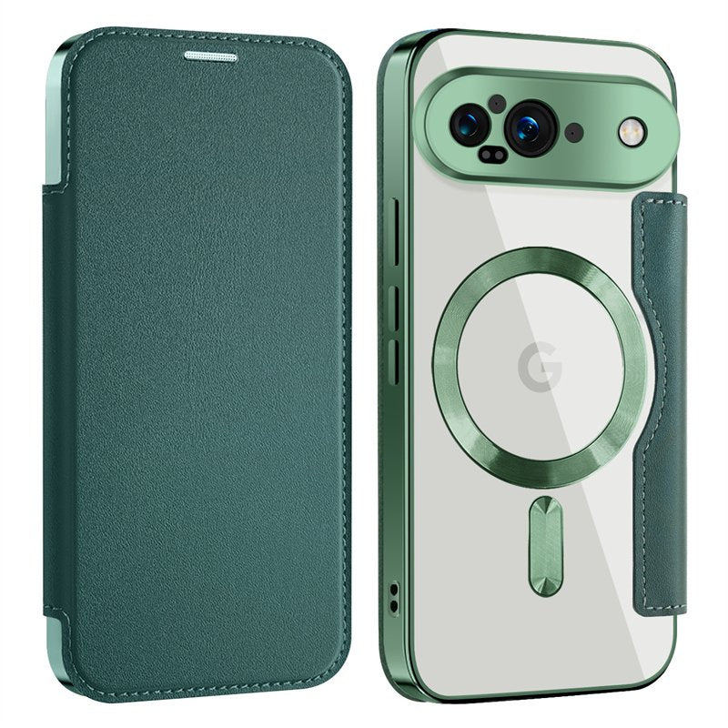 Dazzling Leather Flip Wallet Case - Google Pixel