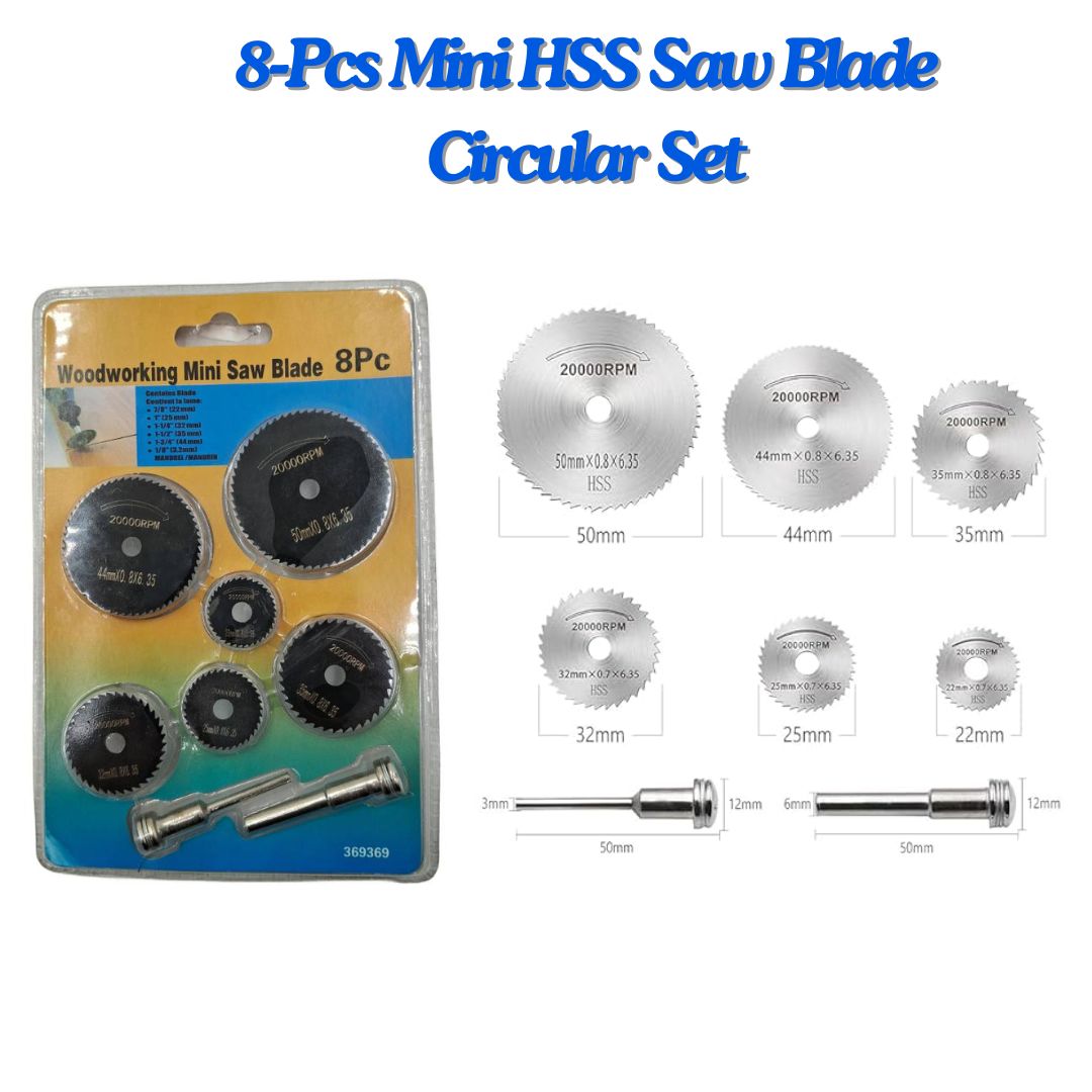 Mini HSS Saw Blade Circular Set