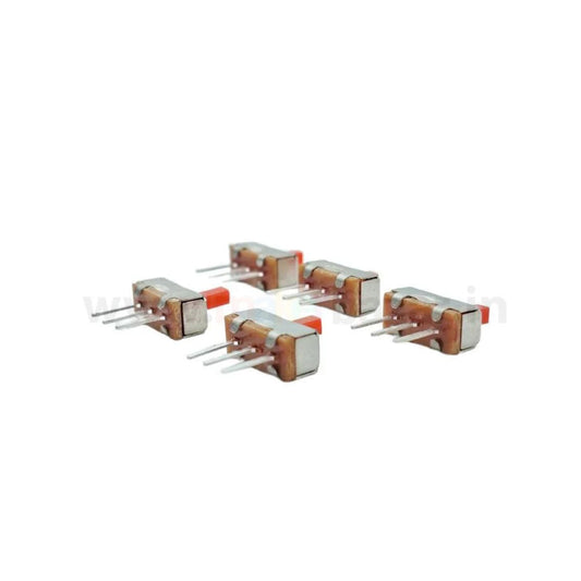 3-Pin DIP Mini Slide Switch Through-Hole PCB Slide Button