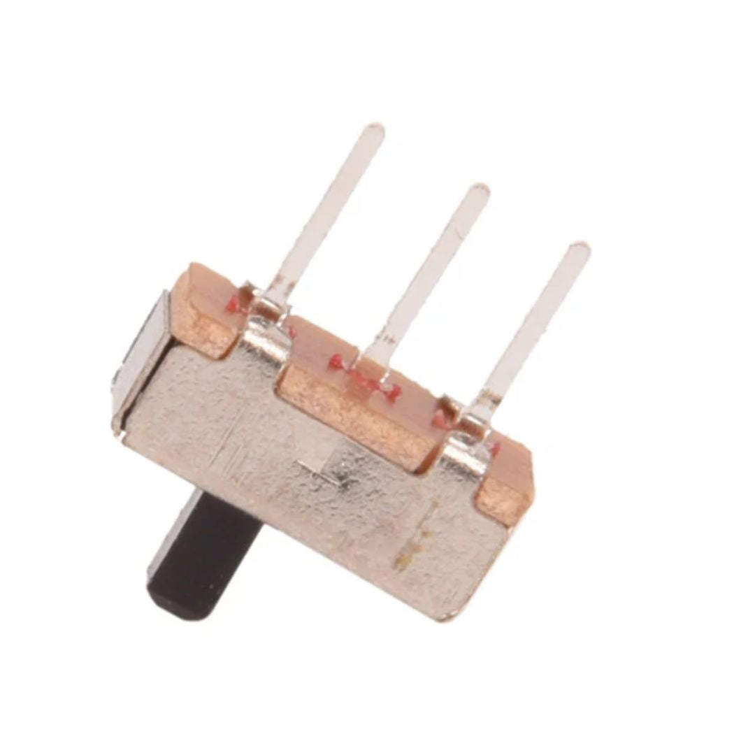 3-Pin DIP Mini Slide Switch Through-Hole PCB Slide Button