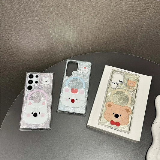 Sweet Heart Melting Puppy Eyes Case- Samsung