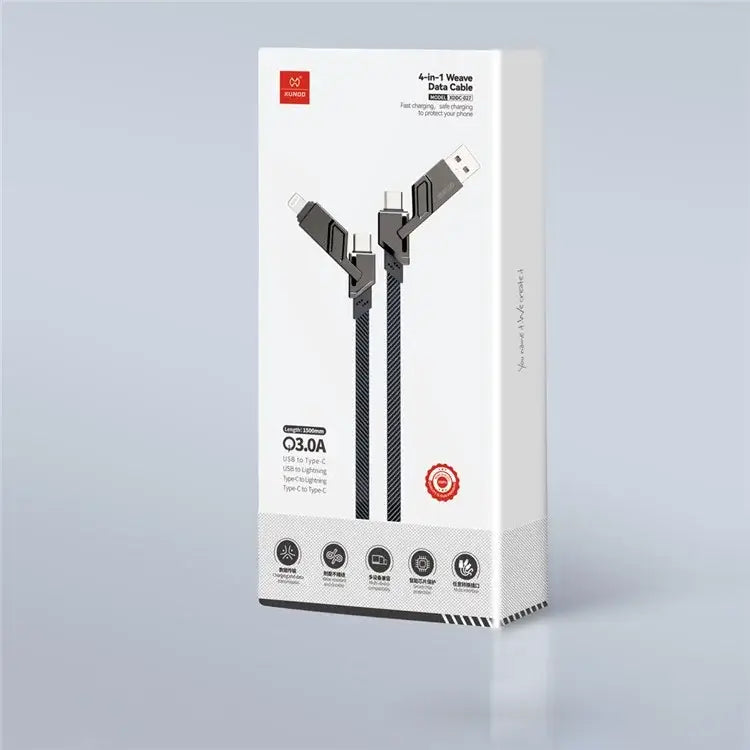 Universal Power 4-in-1 Versatile Charging Cable