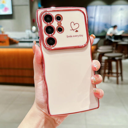 Charming Heart Wave Frame Case - Samsung