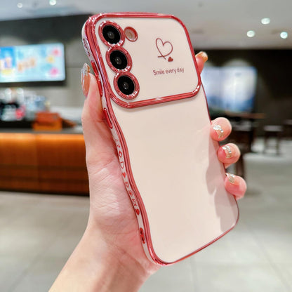 Charming Heart Wave Frame Case - Samsung