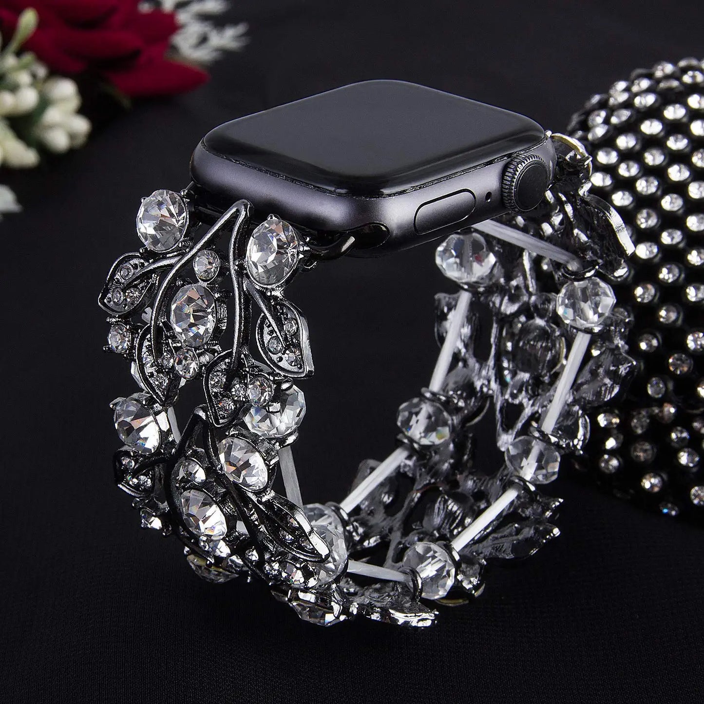 Elegant Rhinestone Bracelet Band for Apple Watch