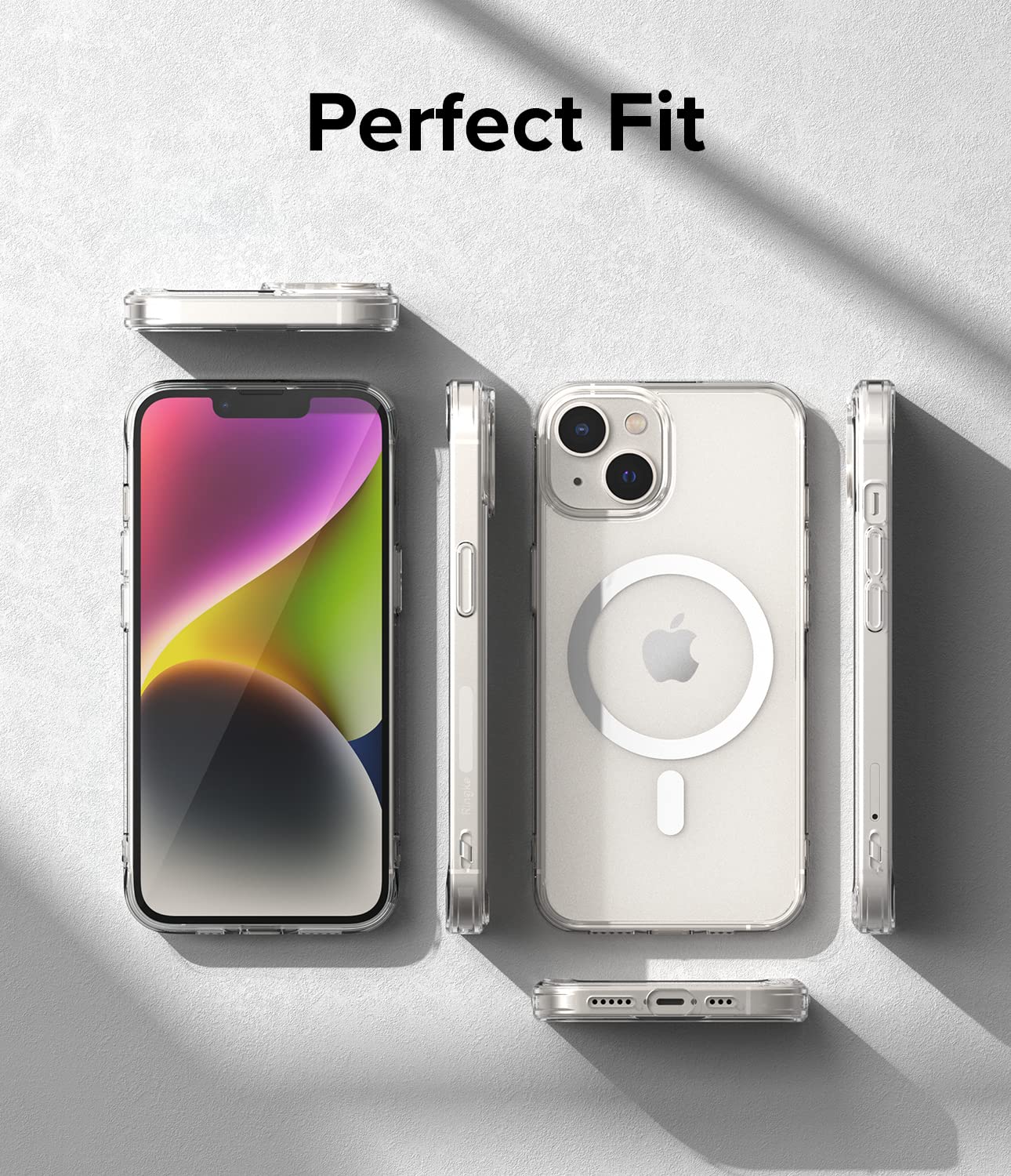 (Refurbished) Apple iPhone 14 Plus Back Cover Case | Fusion Magnetic - Matte Clear