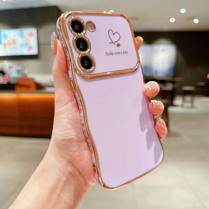 Charming Heart Wave Frame Case - Samsung