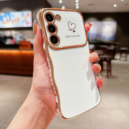 Charming Heart Wave Frame Case - Samsung
