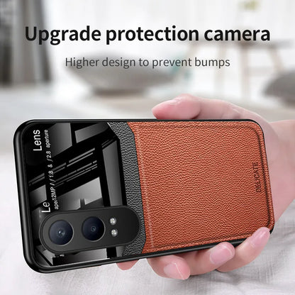 OnePlus Nord CE 4 Lite Mirror Window Leather Case
