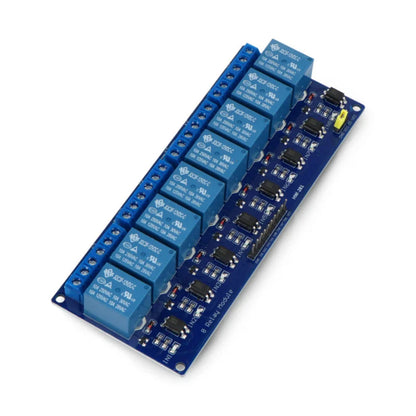 24V 8 Channel Isolated Relay Module optocoupler (with Light Coupling)