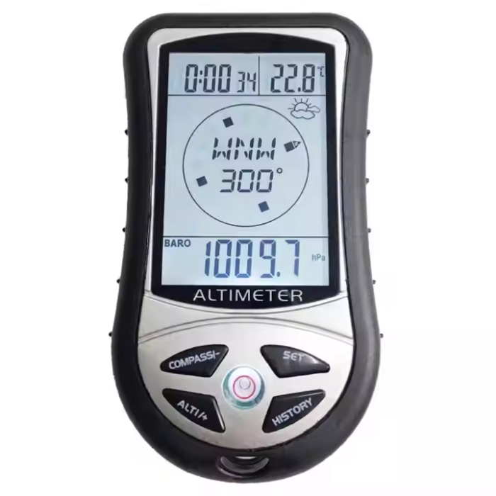 8 in 1 Handheld GPS Compass Altimeter Barometer Watch with Calendar & Forecast Timer