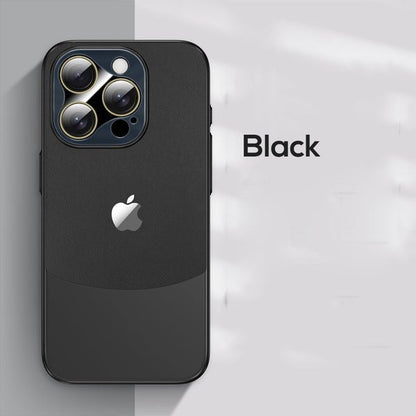 Executive Matte Leather Armor Case - iPhone