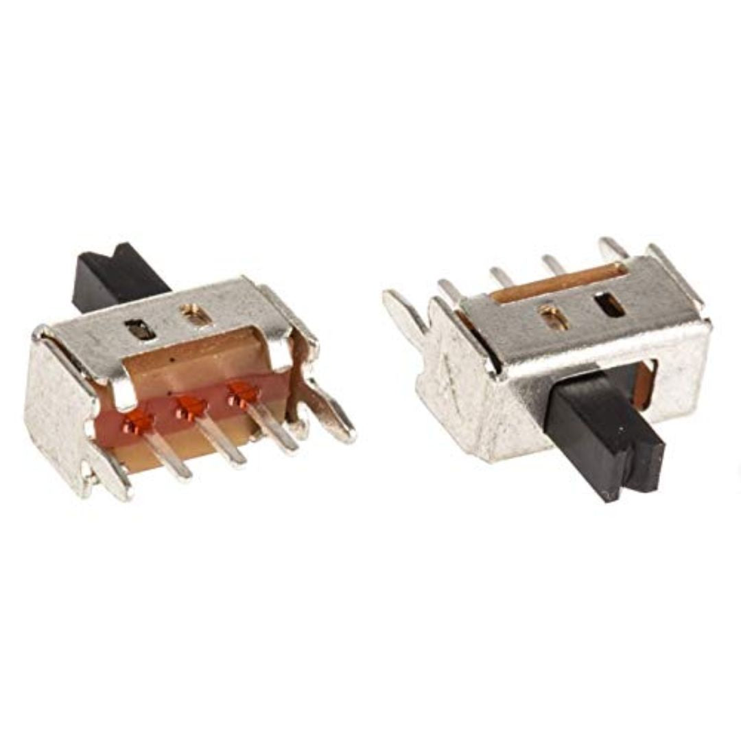 3-Pin DIP Mini Slide Switch Through-Hole PCB Slide Button