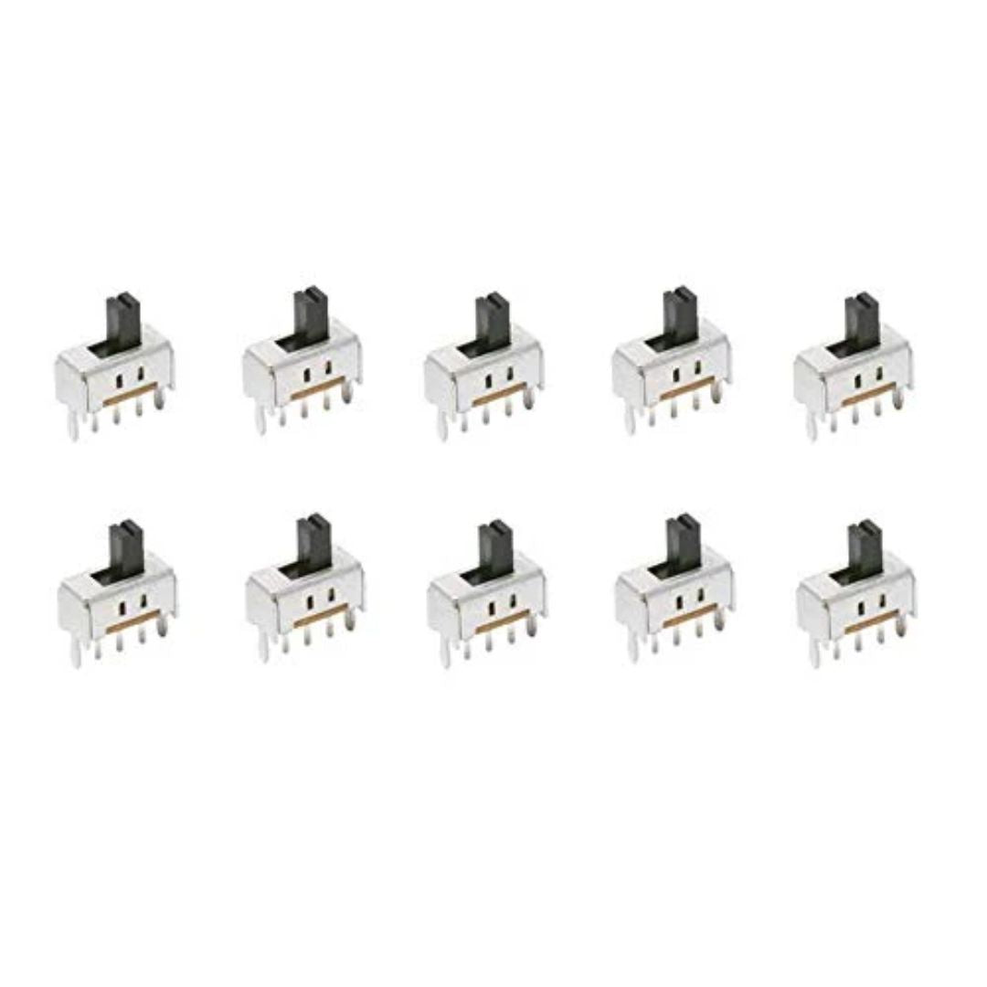 3-Pin DIP Mini Slide Switch Through-Hole PCB Slide Button
