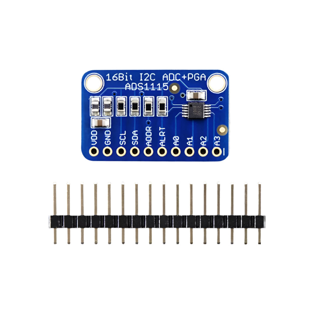 ADS1115 16-Bit ADC 4 Channel Analog to Digital converter with Programmable Gain Amplifier (Standard Version)