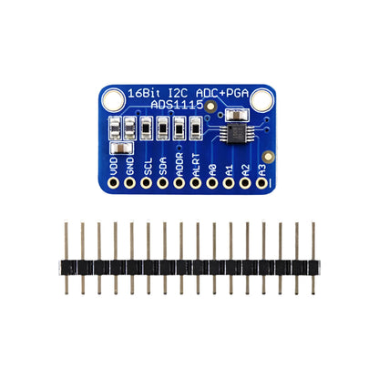 ADS1115 16-Bit ADC 4 Channel Analog to Digital converter with Programmable Gain Amplifier (Standard Version)
