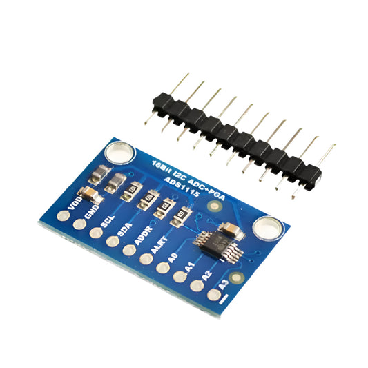 ADS1115 16-Bit ADC 4 Channel Analog to Digital converter with Programmable Gain Amplifier (Standard Version)