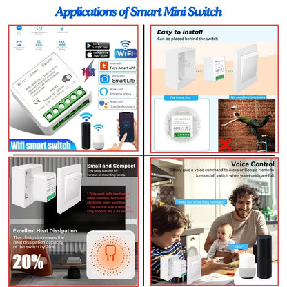 Mini Smart Switch DIY Smart Wireless Module for Home/Office