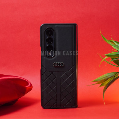 Galaxy Z Fold4 Audi Logo Pattern Case