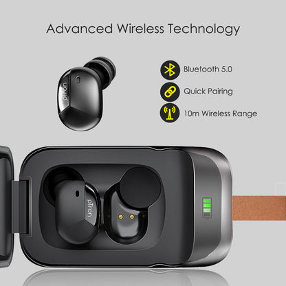 Buy pTron Bassbuds Urban True Wireless Stereo Earphones with Deep Bass & Touch Control ,Get Sirona Wet Wipes Free