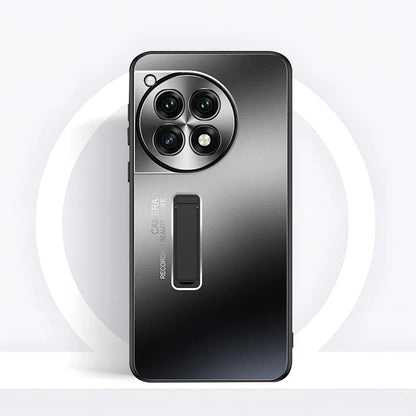 Frosted Metal Hybrid TPU Stand Case - OnePlus