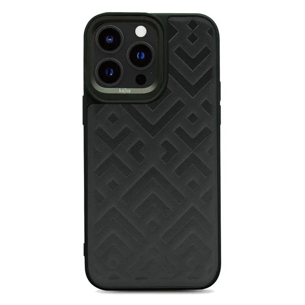 Embossed Rhombus Motifs Case - iPhone