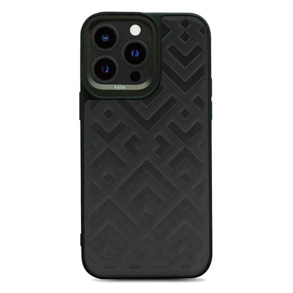 Embossed Rhombus Motifs Case - iPhone