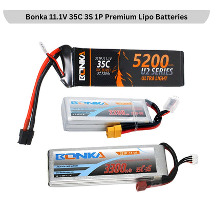 Bonka 11.1V 3S 35C LiPo Battery