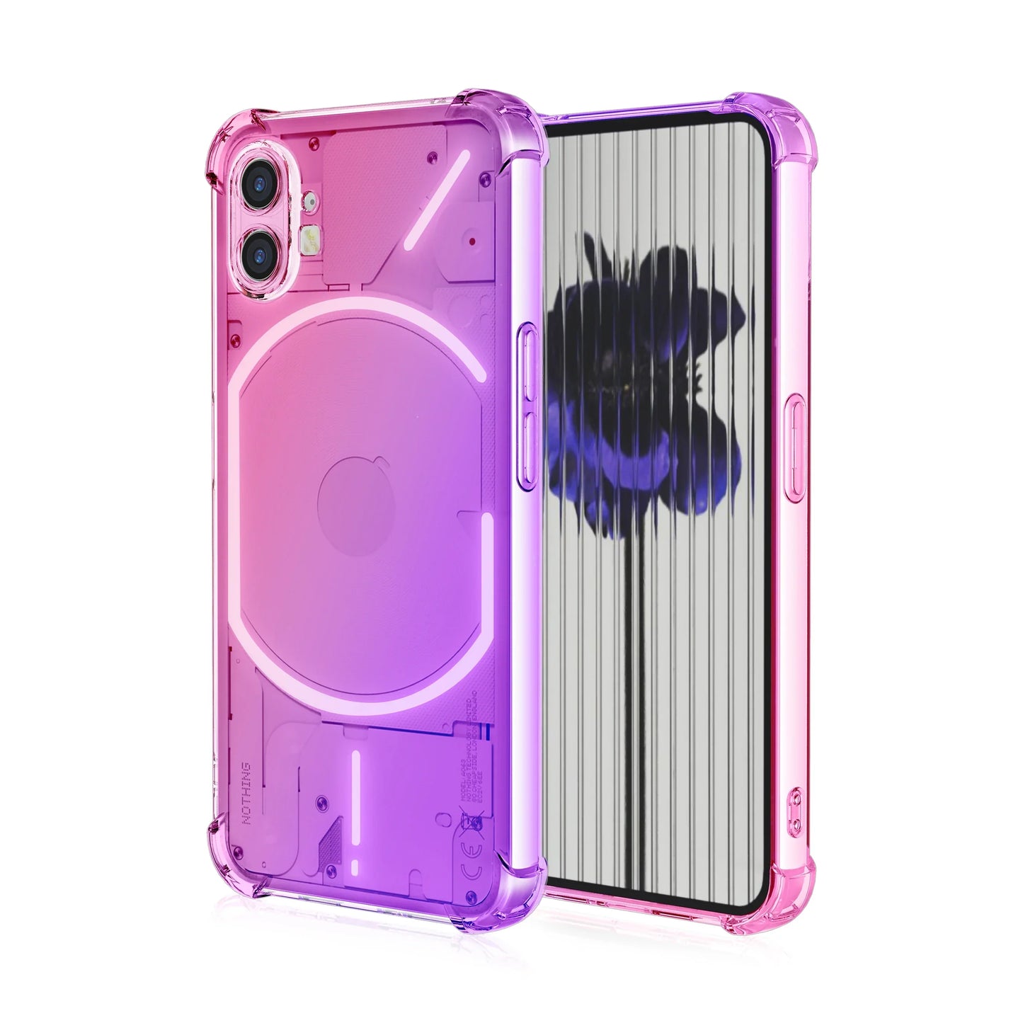 Luxurious Vibrant Clear Gradient Case - Nothing