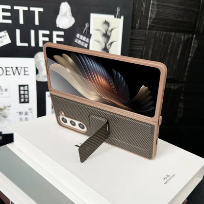 Galaxy Z Fold6 Rugged Carbon Fiber Bracket Case