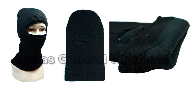 1 Hole Fleece Skiing Lining Beanie Masks In Bulk