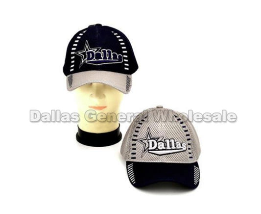"DALLAS" Casual Mesh Baseball Caps In Bulk