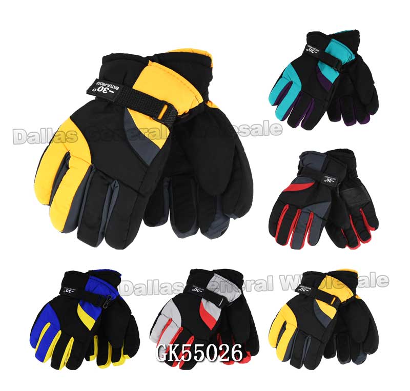 Winter Casual Outdoors Gloves For Kids In Bulk