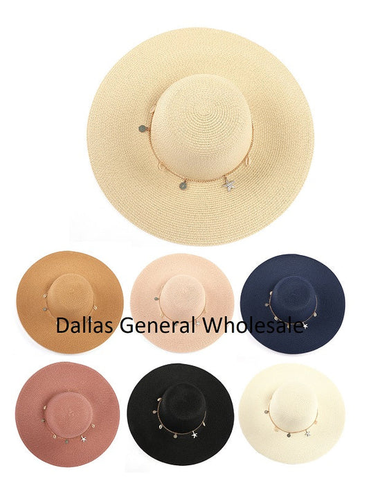 Women's Floppy Straw Hats - Assorted Bulk