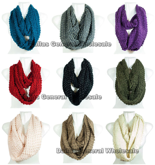 Women's Cute Infinity Winter Circle Scarf ( Sold in Dozen = $58.99 )