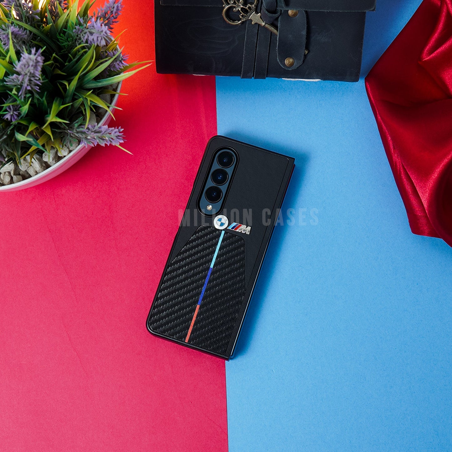 Galaxy Z Fold4 BMW Carbon Fiber Case