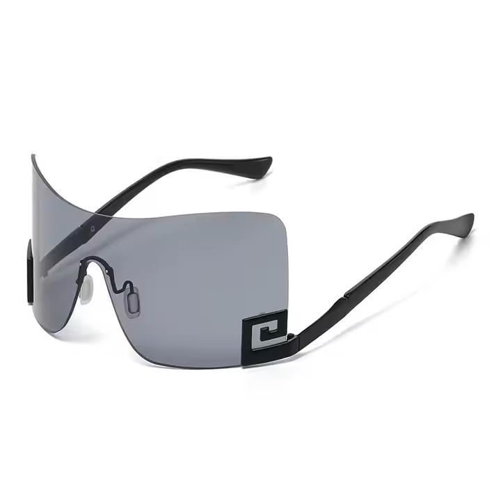 Trendy Gradient Shield Sunglasses