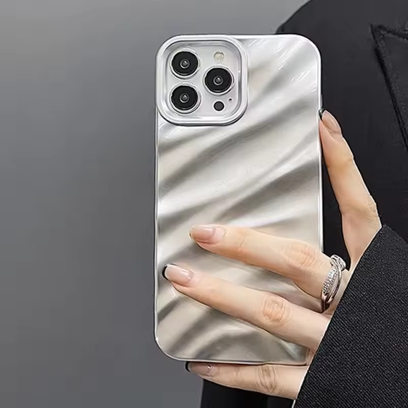 Glossy Ripple Texture Sleek Case